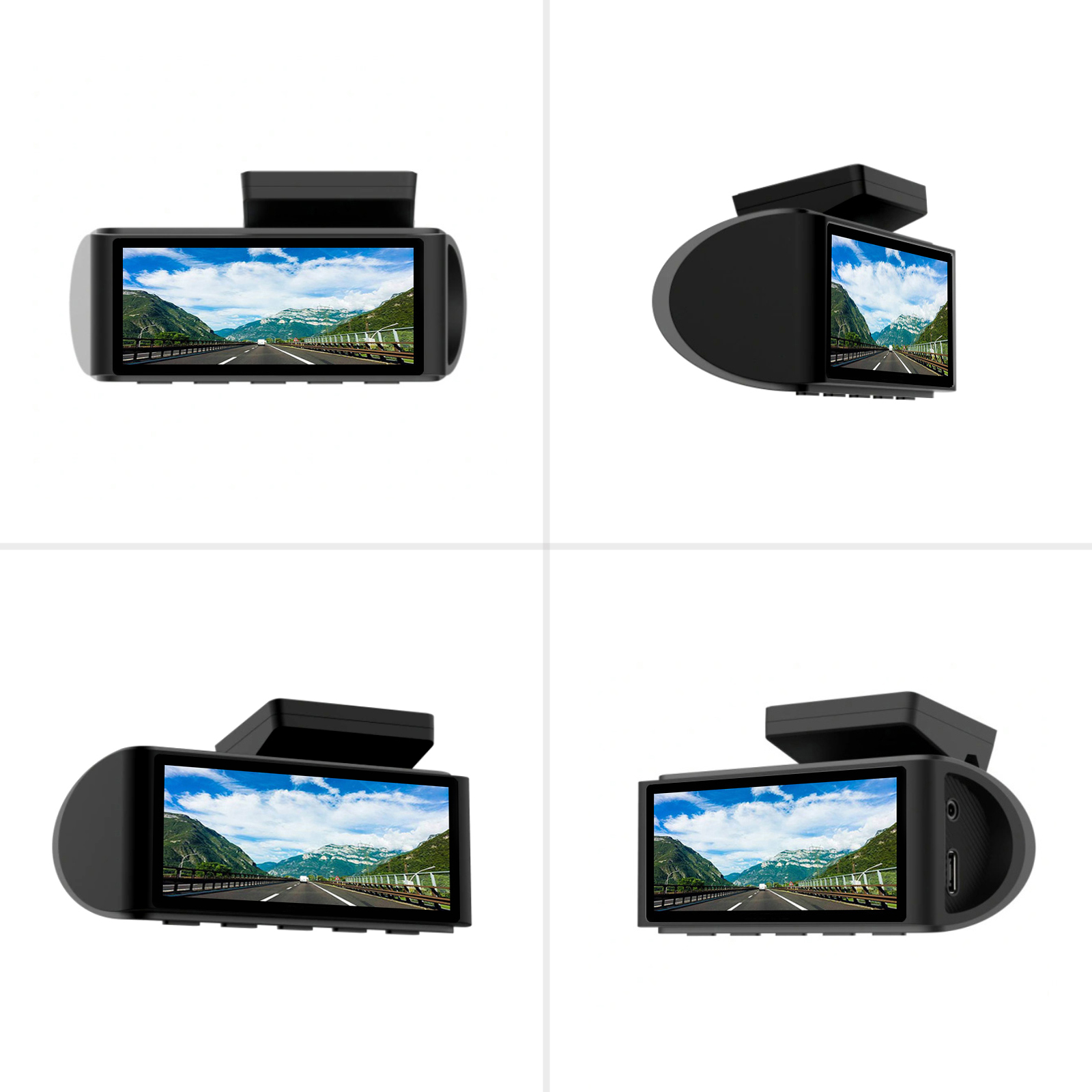 AMPIRE DC3-PLUS – Dual-Dashcam mit GPS und Touchscreen