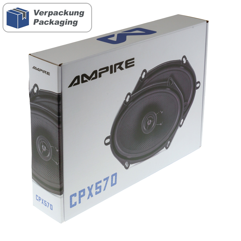 AMPIRE CPX570 – Koaxiallautsprecher 5 × 7 Zoll, Paar