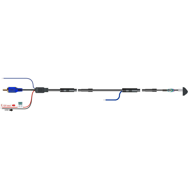 AMPIRE KAX801 – kompakte Unterbaukamera mit AHD und CVBS