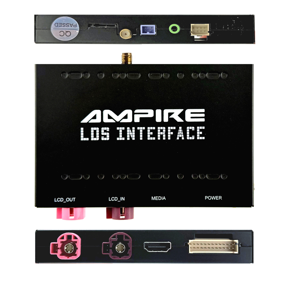 AMPIRE LDS-EVO-MINI – CarPlay- und Android-Auto-Interface für BMW/MINI NBT-EVO mit 6,5-Zoll-Monitor