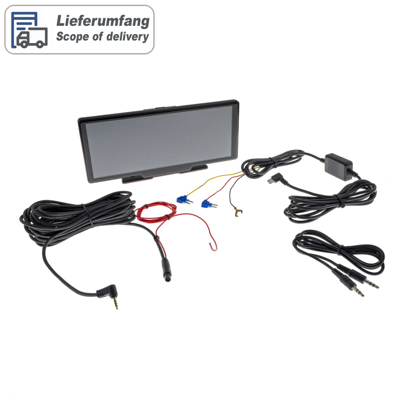 AMPIRE CPM103 – 10-Zoll-Monitor mit CarPlay und Android Auto