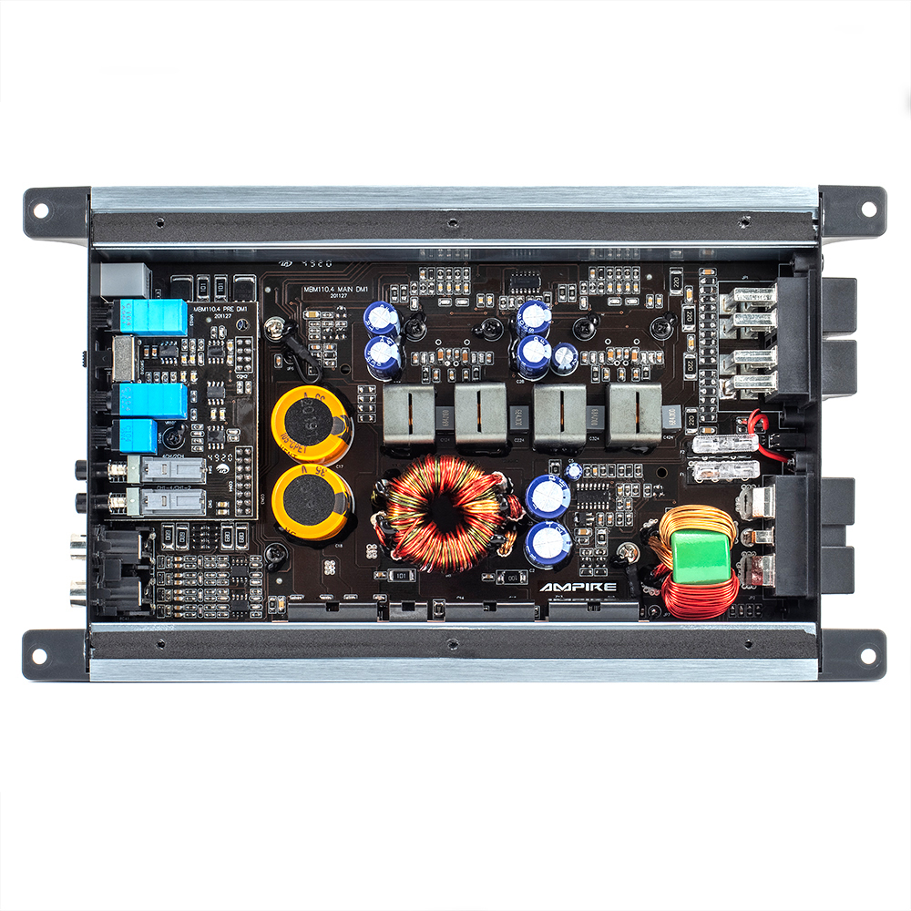 AMPIRE MBM4.100-12V – kompakte 4-Kanal-Endstufe für 12 Volt