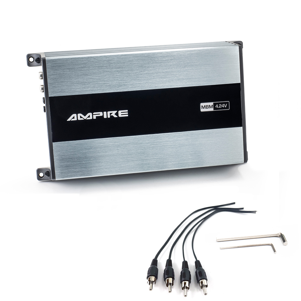 AMPIRE MBM4.100-24V – kompakte 4-Kanal-Endstufe für 24 Volt