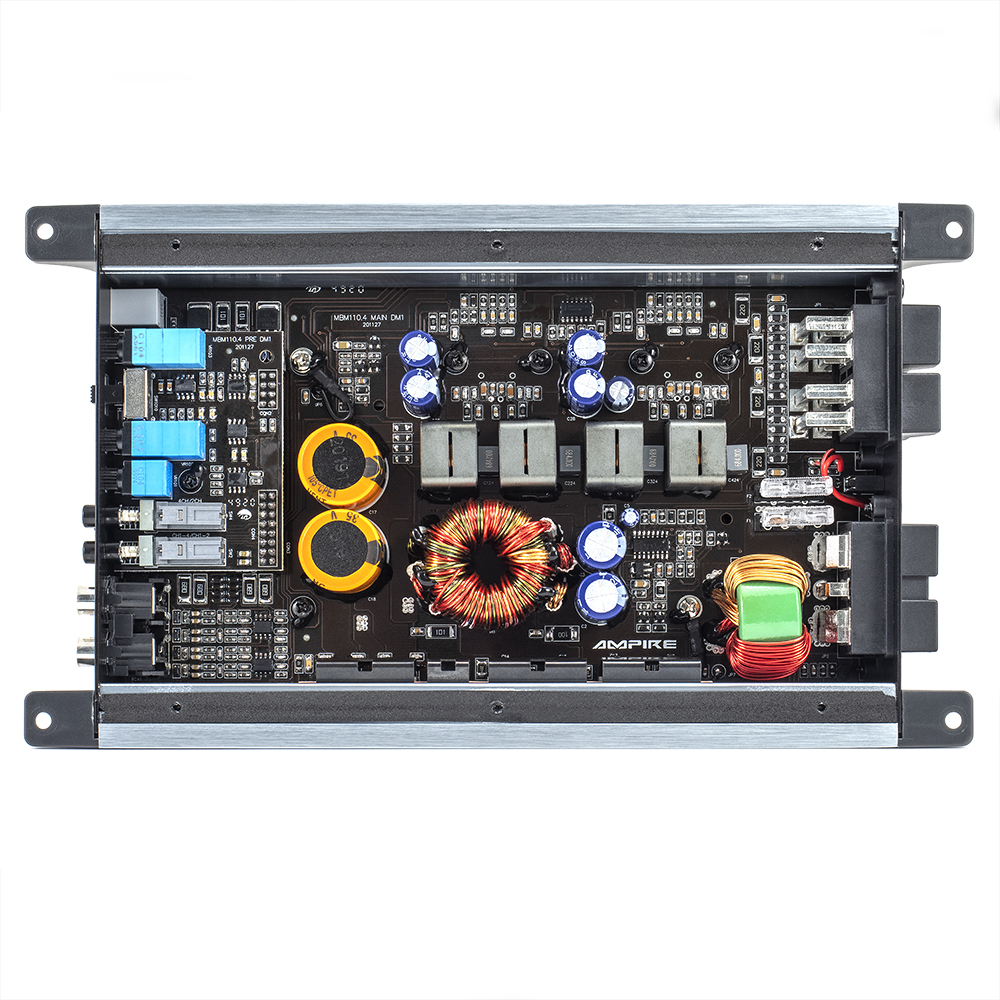 AMPIRE MBM4.100-24V – kompakte 4-Kanal-Endstufe für 24 Volt