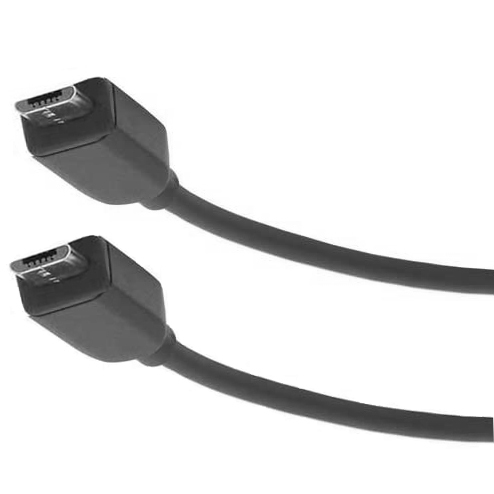 AMPIRE Anschlußkabel für die DC2 Heckkamera, 500cm, gewinkelte Micro-USB Stecker