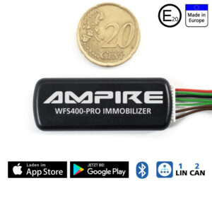 AMPIRE WFS400-PRO CAN/LIN-Bus Wegfahrsperre mit BT, App, Code
