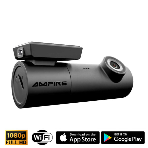 AMPIRE Dual-Dashcam in Full-HD, WiFi und GPS