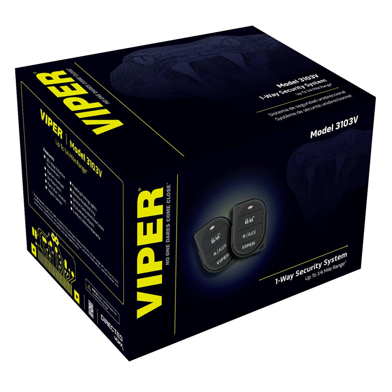 VIPER Alarmsystem 3103V mit zwei 7122V 2-Tasten Fernbedienungen