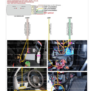 AMPIRE WFS400 CAN/LIN-Bus Wegfahrsperre mit Code-Entschärfung